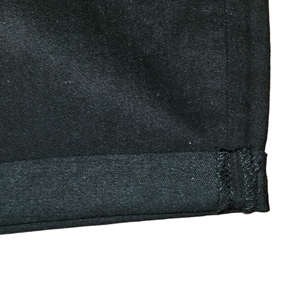 Seven7 Black Super Soft Stretch Rolled Cuff Sunset Bermuda Shorts Size 4 - Picture 4 of 11